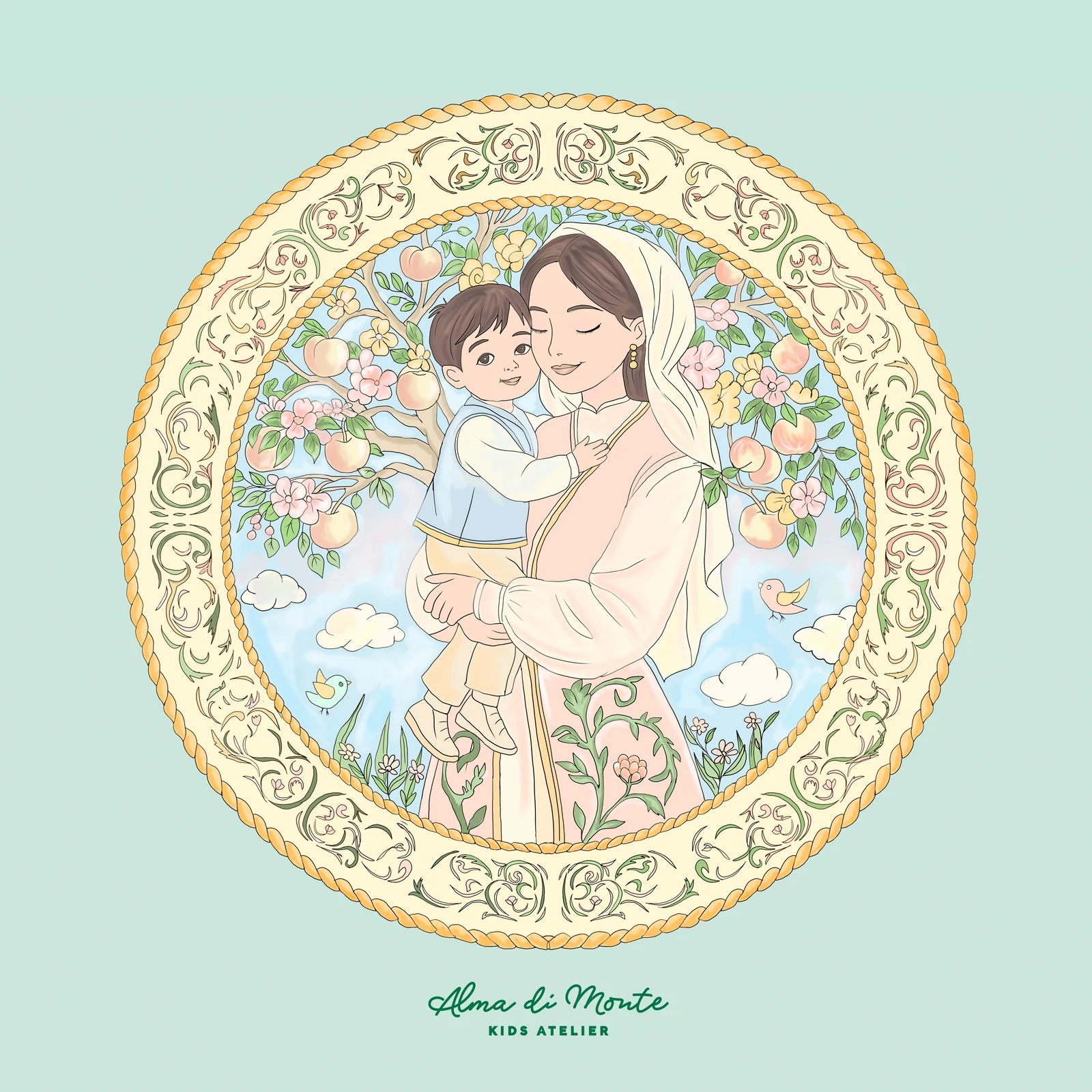 Swaddle "Mother and Child"